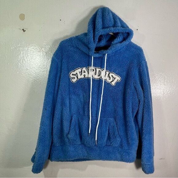 Shein women’s size 6 stardust patchwork pullover hoodie with kangaroo pocket - Picture 2 of 6